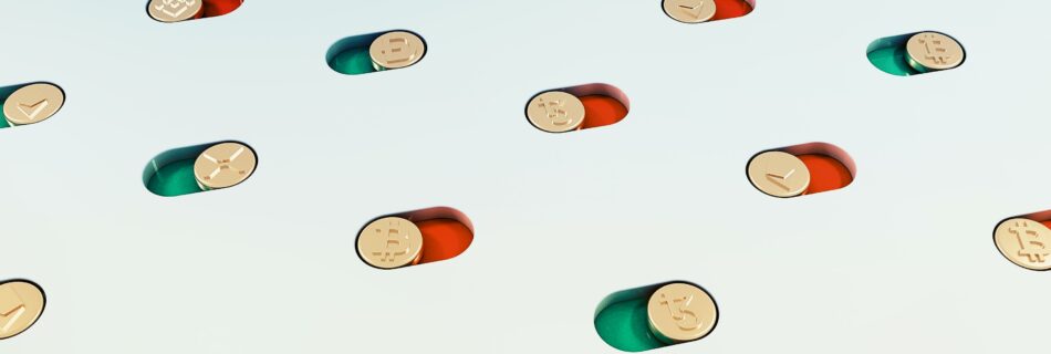 cryptocurrencies with different colors